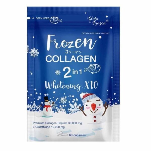 Frozen Collagen 2 in 1 Whitening X10 Capsules 60Pcs