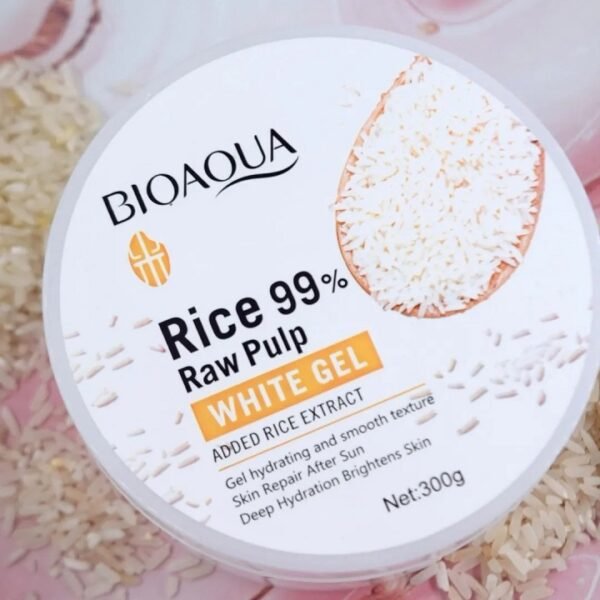 Bioaqua Rice Raw Pulp White Gel Moisturizing Brightening Gel 300g