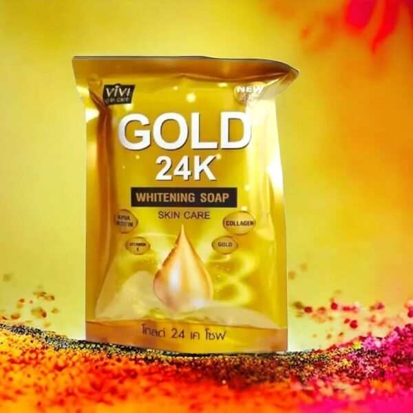 Vivi Skin Care 24K Gold Whitening Soap – 80gm
